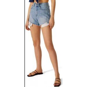 NWT FAVORITE DAUGHTER Juni High Waist Cutoff Denim Jean Shorts Brooklyn Size 27
